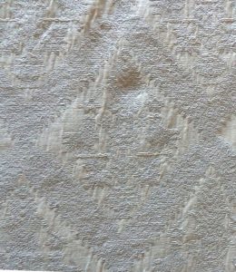 disegno punto del giudice su una coperta matrimoniale, particolare